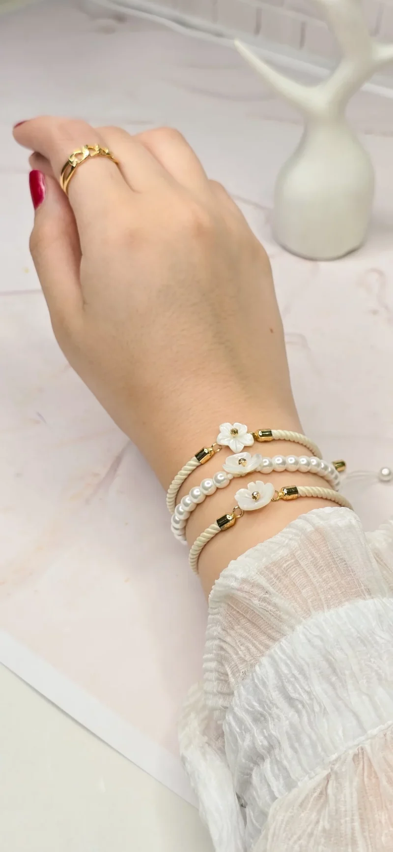 دستبند مروارید و گوی البرنادو - تصویر 2