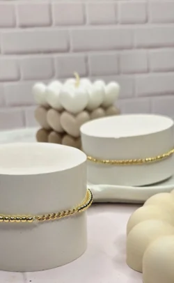 دستبند کارتیه طرح گوی البرنادو ساده - تصویر 2