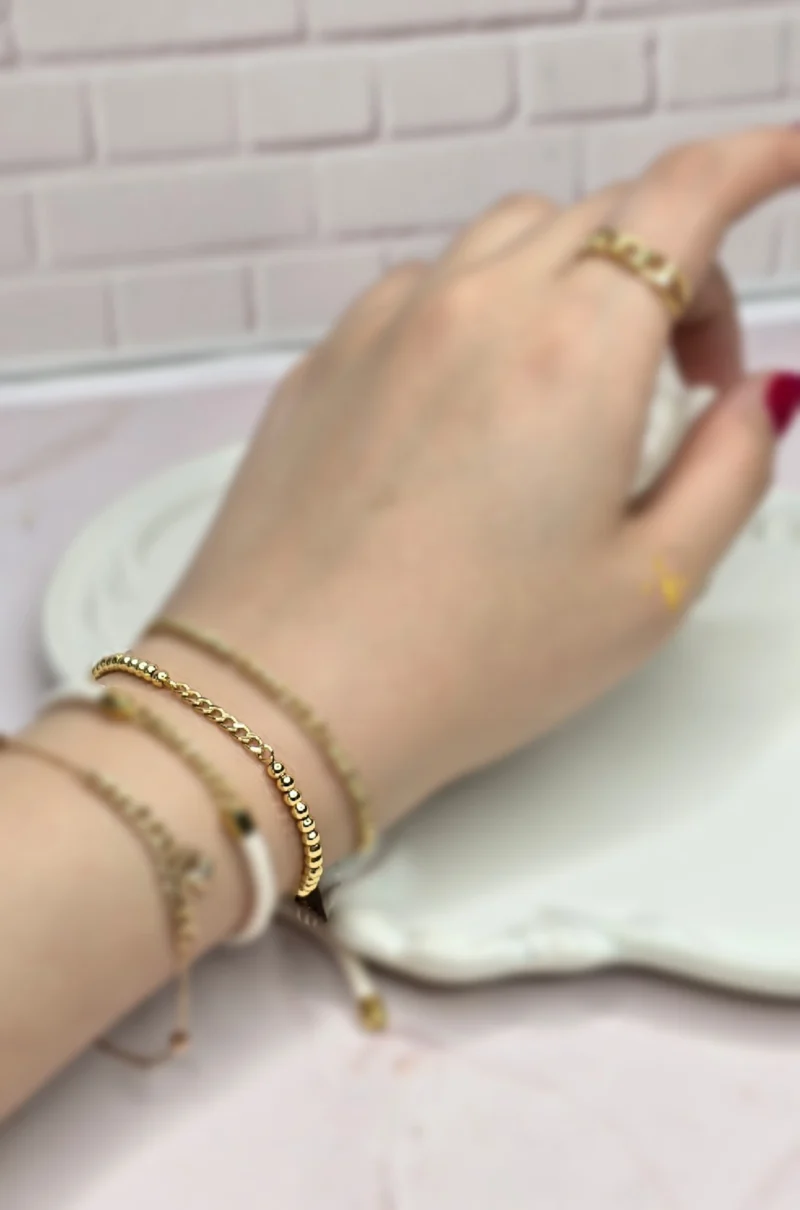 دستبند کارتیه طرح گوی البرنادو ساده - تصویر 1